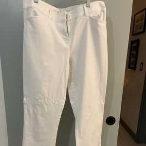The limited white pants no stain